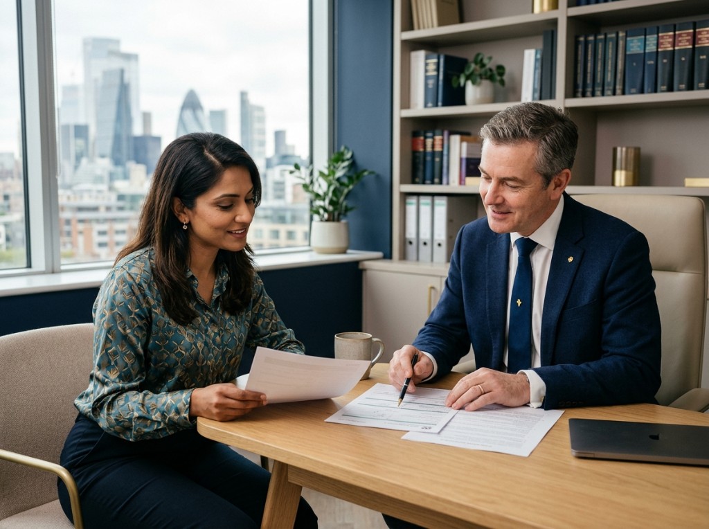 Bedfords Solicitors advisors reviewing a case together